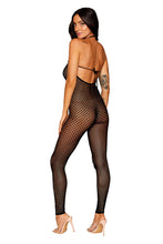 Load image into Gallery viewer, Seamless novelty knit halter bodystocking

