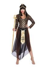 Load image into Gallery viewer, Egyptian Queen Three-Piece Costume Set
