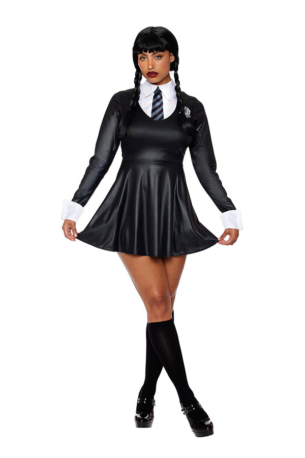 Gothic Schoolgirl Costume Set