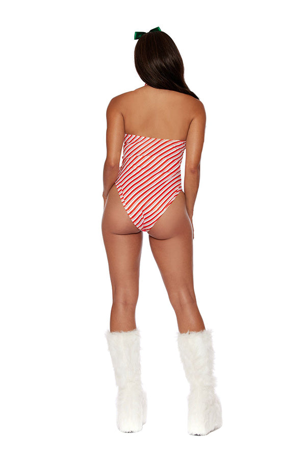 Candy Cane Costume Set - 3-Piece Festive Holiday Ensemble