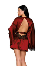 Load image into Gallery viewer, Open back satin robe
