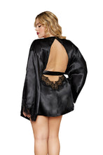 Load image into Gallery viewer, Open back satin robe
