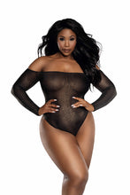 Load image into Gallery viewer, Sheer Shimmery Halter Off-Shoulder Bodysuit
