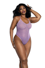 Load image into Gallery viewer, Ombré Glitter Mesh Strappy Bodysuit
