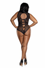 Load image into Gallery viewer, Leopard Lace Peek-A-Boo Teddy
