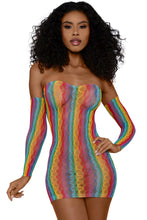 Load image into Gallery viewer, Rainbow Mini with Arm Warmers
