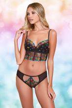 Load image into Gallery viewer, Embroidered Floral Bra and Panty Set

