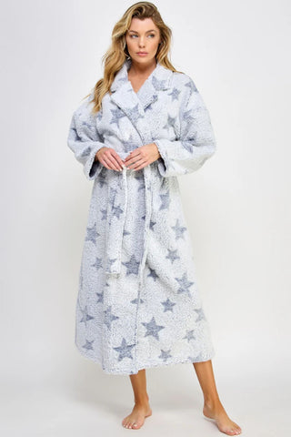 Star Cozy Soft Plush Robe