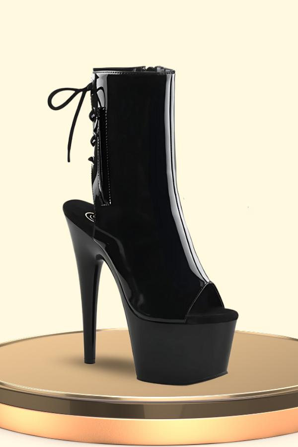 Black Patent Sexy Boot