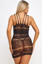 Load image into Gallery viewer, Ella Rhinestone Lace Bodycon Mini Dress
