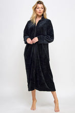 Load image into Gallery viewer, Jacquard Sabrina Collared Zip Front Robe
