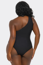 Load image into Gallery viewer, Plus Jaqueline One-Shoulder Tummy Control Swimsuit
