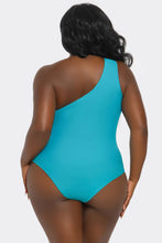 Load image into Gallery viewer, Plus Jaqueline One-Shoulder Tummy Control Swimsuit
