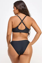 Load image into Gallery viewer, Jenny Front Tie Bikini Set with Crisscross Back
