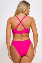 Load image into Gallery viewer, Jenny Front Tie Bikini Set with Crisscross Back
