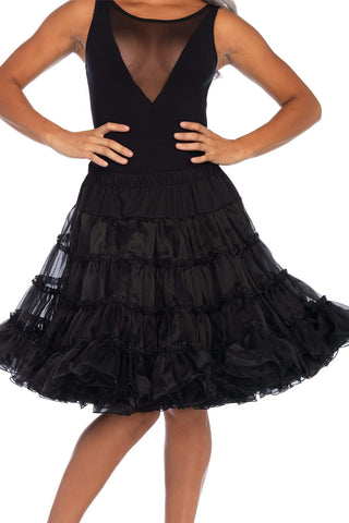 Deluxe Crinoline Petticoat Skirt – Layered Tulle Tutu Underskirt for Princess, Fairytale & Dance Costumes