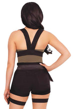 Load image into Gallery viewer, Utility Body Harness with Leg Garter &amp; Multi-Pocket Detail
