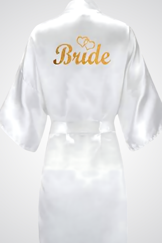 Satin Kimono Robe