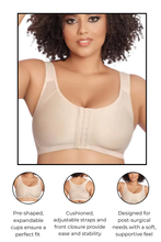 Load image into Gallery viewer, Comfortable support recovery bra
