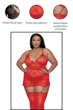 Load image into Gallery viewer, Ryder lace chemise set
