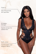 Load image into Gallery viewer, Plunging neck bodysuit
