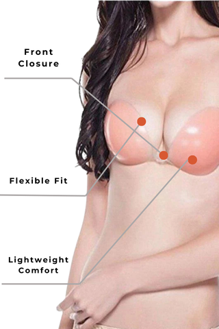 Strapless Super Cleavage Adhesive Bra