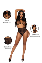 Load image into Gallery viewer, Two Piece Fishnet Lingerie set
