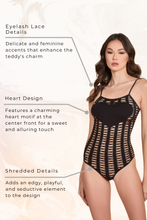 Load image into Gallery viewer, Mesh With My Heart Teddy
