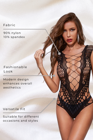 Fishnet Teddy Body Stocking