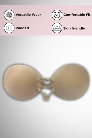 Padded Push Up Drawstring Bra