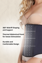 Load image into Gallery viewer, Sculpting latex waist trainer
