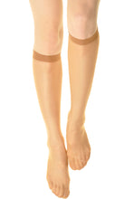 Load image into Gallery viewer, 15 Denier Sheer Knee High Socks
