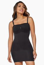 Load image into Gallery viewer, Seamless Shapewear Slip Dress, Strapless Tummy Control Body Shaper with 360° Waist Sculpting, Adjustable Removable Straps &amp; Invisible Under Dresses
