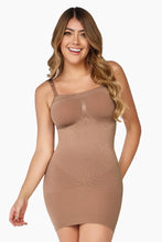 Load image into Gallery viewer, Seamless Shapewear Slip Dress, Strapless Tummy Control Body Shaper with 360° Waist Sculpting, Adjustable Removable Straps &amp; Invisible Under Dresses
