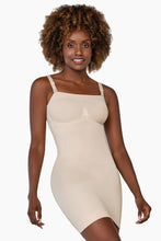 Load image into Gallery viewer, Seamless Shapewear Slip Dress, Strapless Tummy Control Body Shaper with 360° Waist Sculpting, Adjustable Removable Straps &amp; Invisible Under Dresses

