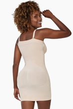 Load image into Gallery viewer, Seamless Shapewear Slip Dress, Strapless Tummy Control Body Shaper with 360° Waist Sculpting, Adjustable Removable Straps &amp; Invisible Under Dresses
