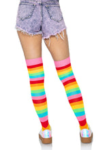 Load image into Gallery viewer, Raya Rainbow Leg Warmers
