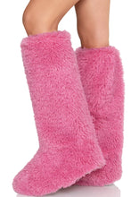 Load image into Gallery viewer, Furry Boot Covers for Women, Faux Fur Shoe Covers for Costumes, Festivals &amp; Y2K Fashion
