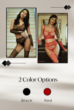 Load image into Gallery viewer, Circle in Love Two Piece Set Body Stocking with Thong
