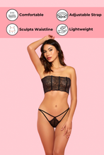 Load image into Gallery viewer, Women&#39;s Fishnet Bra Set | Black
