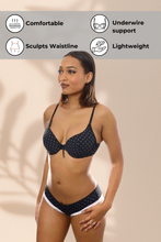 Load image into Gallery viewer, Polka Dot Bra &amp; Panty Set
