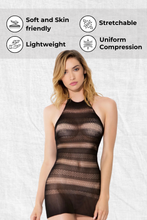 Load image into Gallery viewer, Halter multi patterned knit chemise
