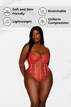 Load image into Gallery viewer, Gold-foiled Stretch Mesh Teddy

