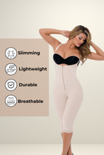 Load image into Gallery viewer, Calf-length Full Body Shaper with Belly &amp; Crotch Zipper
