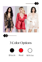 Load image into Gallery viewer, Sheer lace robe
