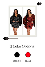 Load image into Gallery viewer, Open back satin robe
