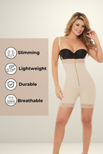 Load image into Gallery viewer, Mid-thigh Body Shaper with Belly &amp; Zipper Crotch
