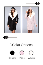 Load image into Gallery viewer, Janet Plush Fleece Color Block Robe
