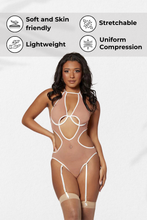 Load image into Gallery viewer, Mesh halter neck teddy
