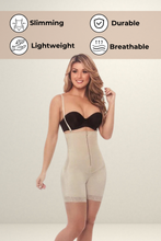 Load image into Gallery viewer, Mid-Thigh Zip-Up Body Shaper
